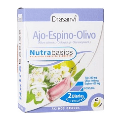 Ajo Espino Olivo 500 mg 60 Perlas | Drasanvi - Dietetica Ferrer