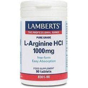 L Arginina HCI 1000 mg 90 Tabletas | Lamberts - Dietetica Ferrer