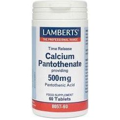 Pantotenato de Calcio 500 mg LS 60 Tabletas | Lamberts - Dietetica Ferrer