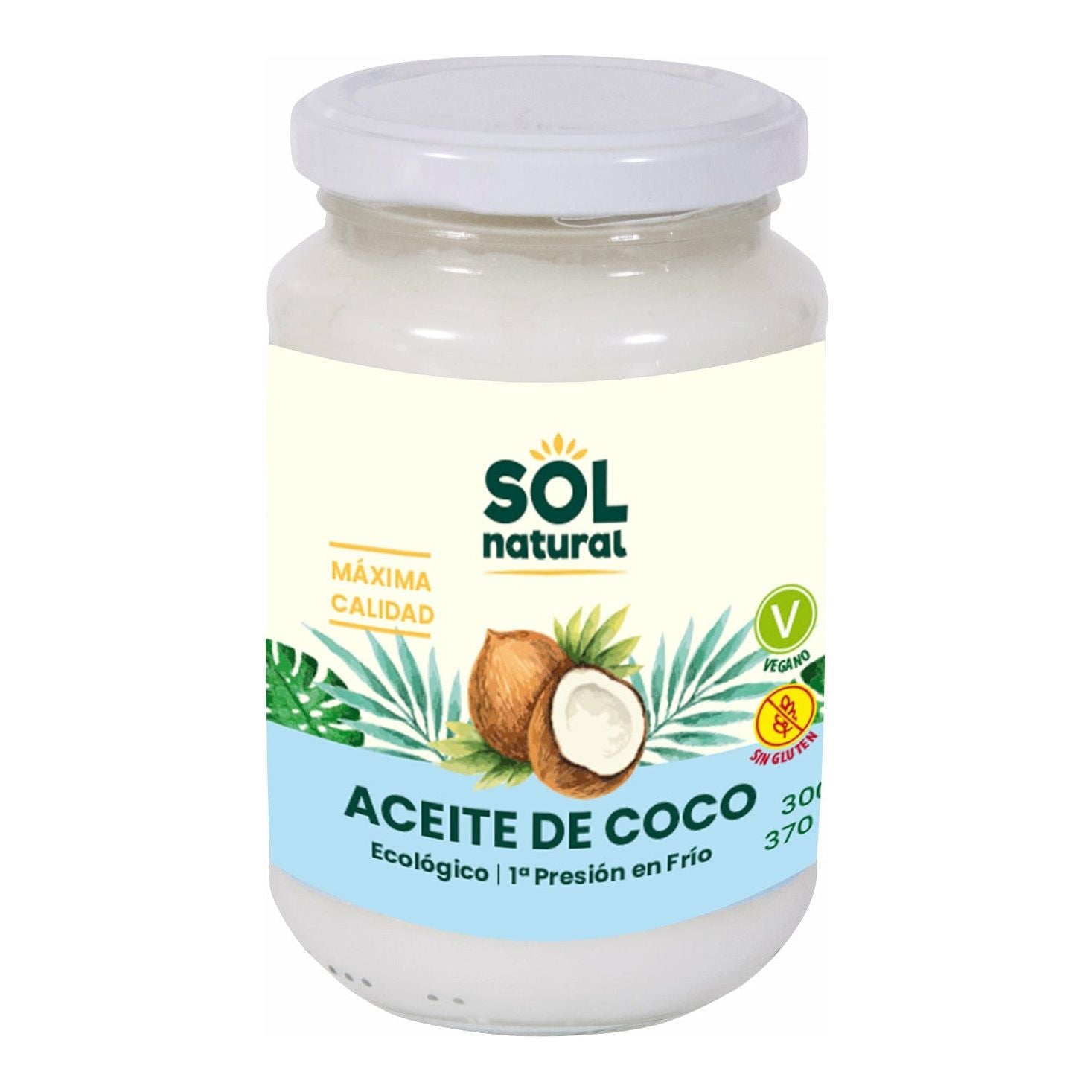 Aceite de Coco Virgen Extra Bio | Sol Natural - Dietetica Ferrer