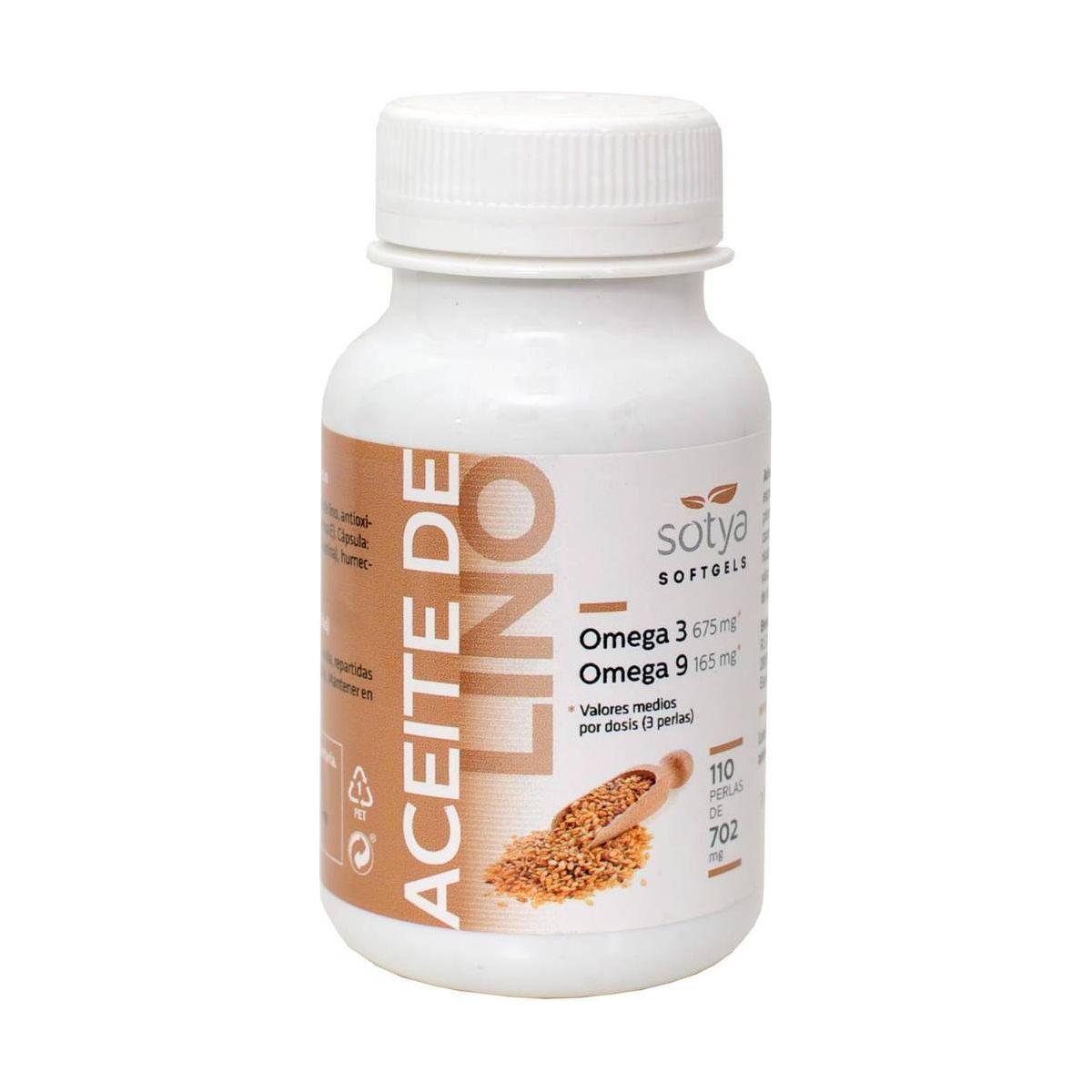 Aceite de Lino 110 Perlas | Sotya - Dietetica Ferrer