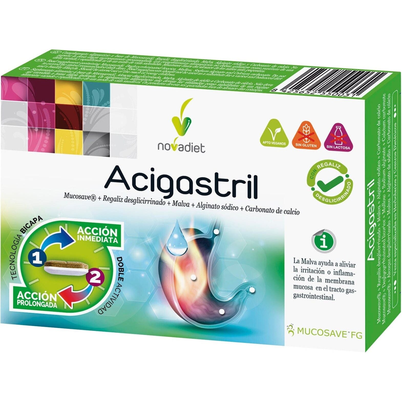 Acigastril 30 comprimidos | Novadiet - Dietetica Ferrer