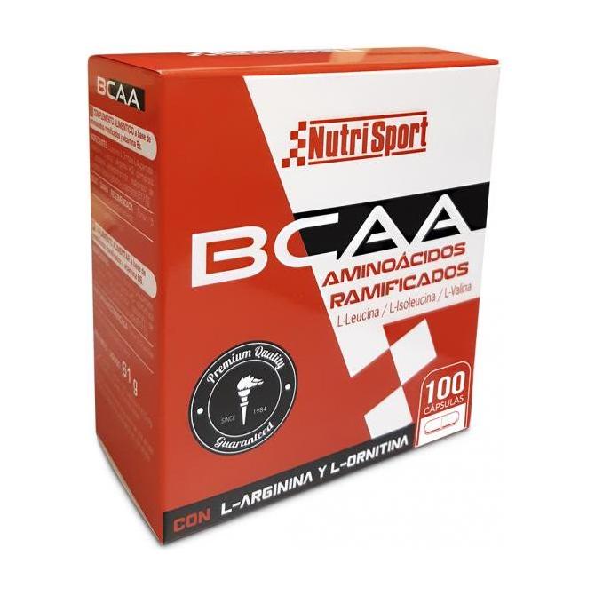 Aminoacidos Ramificados 500 mg 100 Capsulas | Nutrisport - Dietetica Ferrer