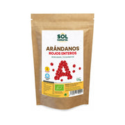 Arandanos Rojos de Canada Sin Azucar Bio 125 gr | Sol Natural - Dietetica Ferrer