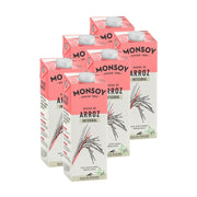 Bebida de Arroz Integral Bio 1 Litro Pack de 6 | Monsoy - Dietetica Ferrer