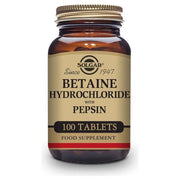 Betain Hidrochloride With Pepsin 100 Comprimidos | Solgar - Dietetica Ferrer
