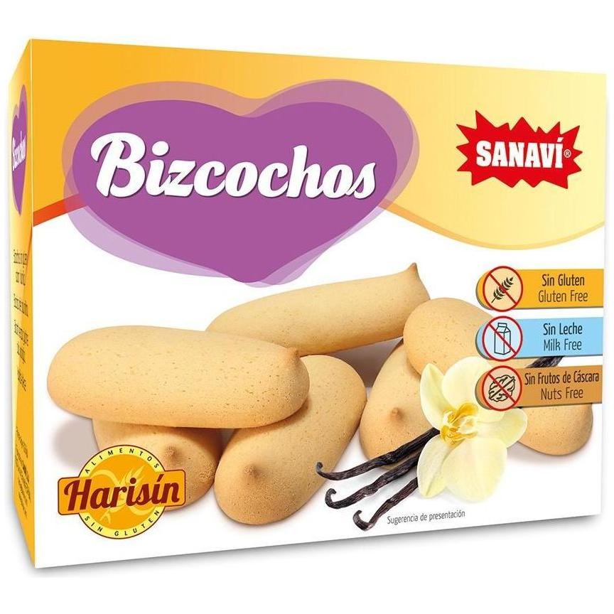 Bizcochos de Vainilla 125 gr | Sanavi - Dietetica Ferrer