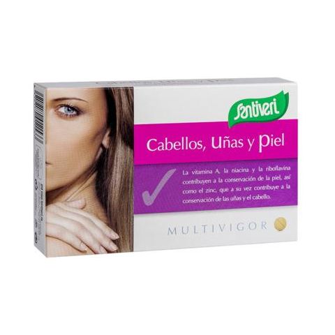 Cabello Uñas y Piel 48 Comprimidos | Santiveri - Dietetica Ferrer