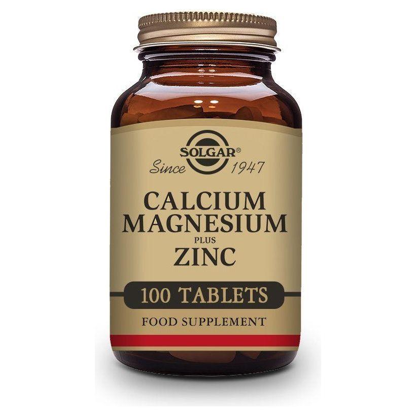 Calcium Magnesium Plus Zinc | Solgar - Dietetica Ferrer