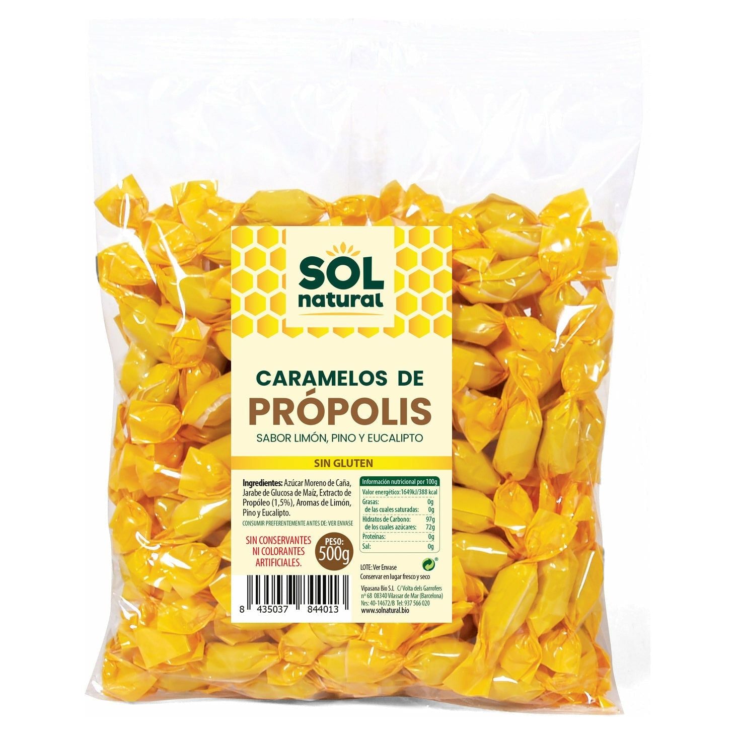 Caramelos De Propolis | Sol Natural - Dietetica Ferrer