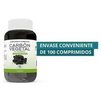 Carbon Vegetal 100 Comprimidos | Noefar - Dietetica Ferrer