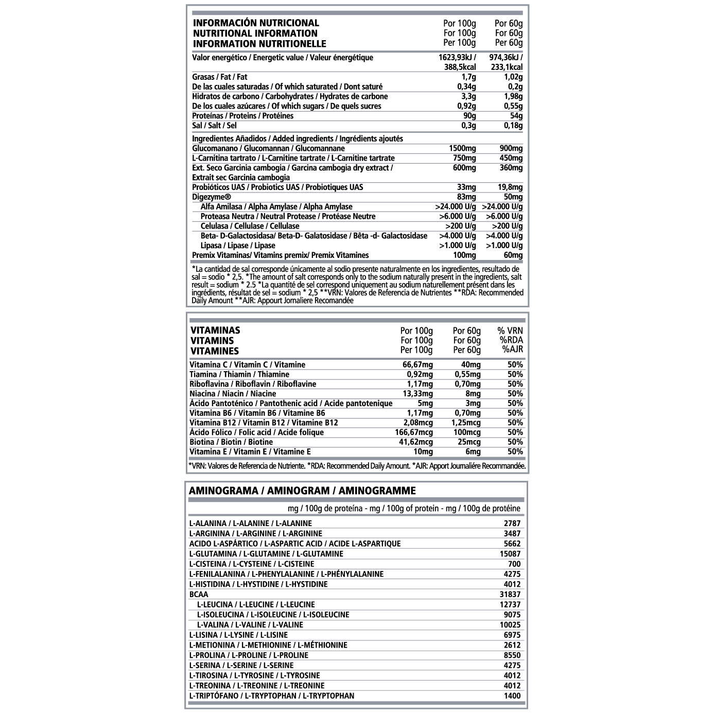 Casein Protein Meal | PWD Nutrition - Dietetica Ferrer