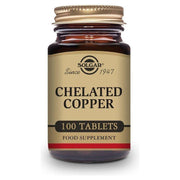 Chelated Copper 100 Comprimidos | Solgar - Dietetica Ferrer