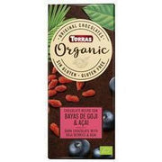 Chocolate Negro Con Bayas de Goji y Acai Bio 100 gr | Torras - Dietetica Ferrer