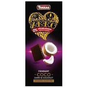 Chocolate Negro Con Coco Zero 125 gr | Torras - Dietetica Ferrer