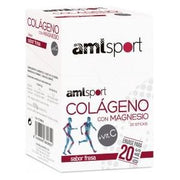 Colageno con Magnesio + Vitamina C Fresa 20 Sticks | AML Sport - Dietetica Ferrer