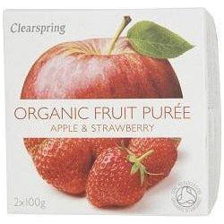 Compota Manzana y Fresa Bio 100 gr | Clearspring - Dietetica Ferrer