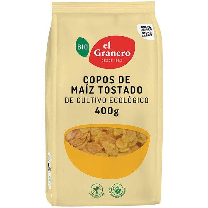Copos de Maiz Tostado 400 gr Bio | El Granero Integral - Dietetica Ferrer