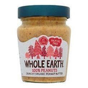 Crema de Cacahuete Crujiente Bio 227 gr | Whole Earth - Dietetica Ferrer