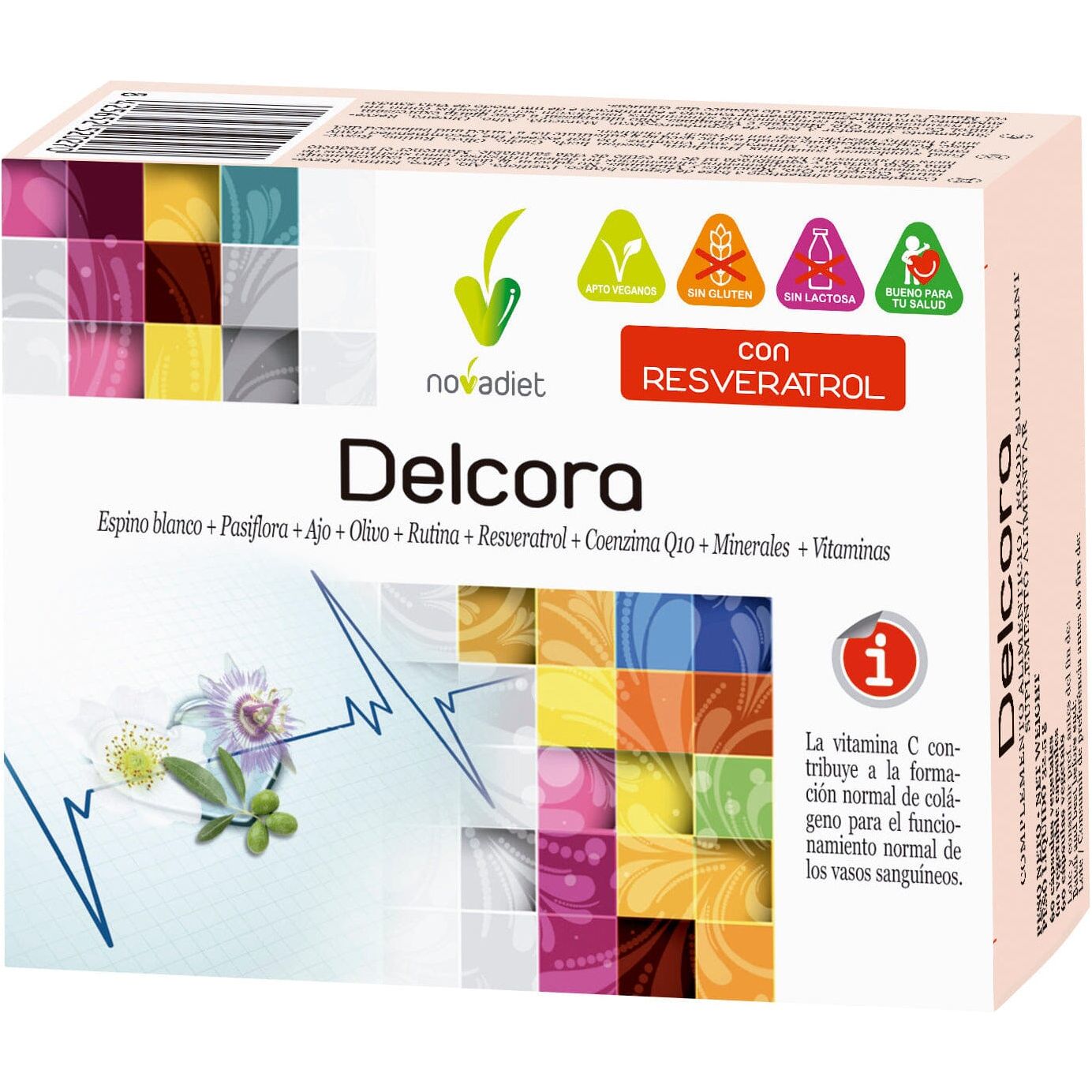 Delcora 60 cápsulas | Novadiet - Dietetica Ferrer