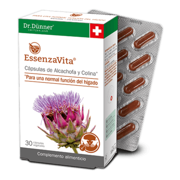 EssenzaVita Alcachofa y Colina 30 Capsulas | Dr Dunner - Dietetica Ferrer