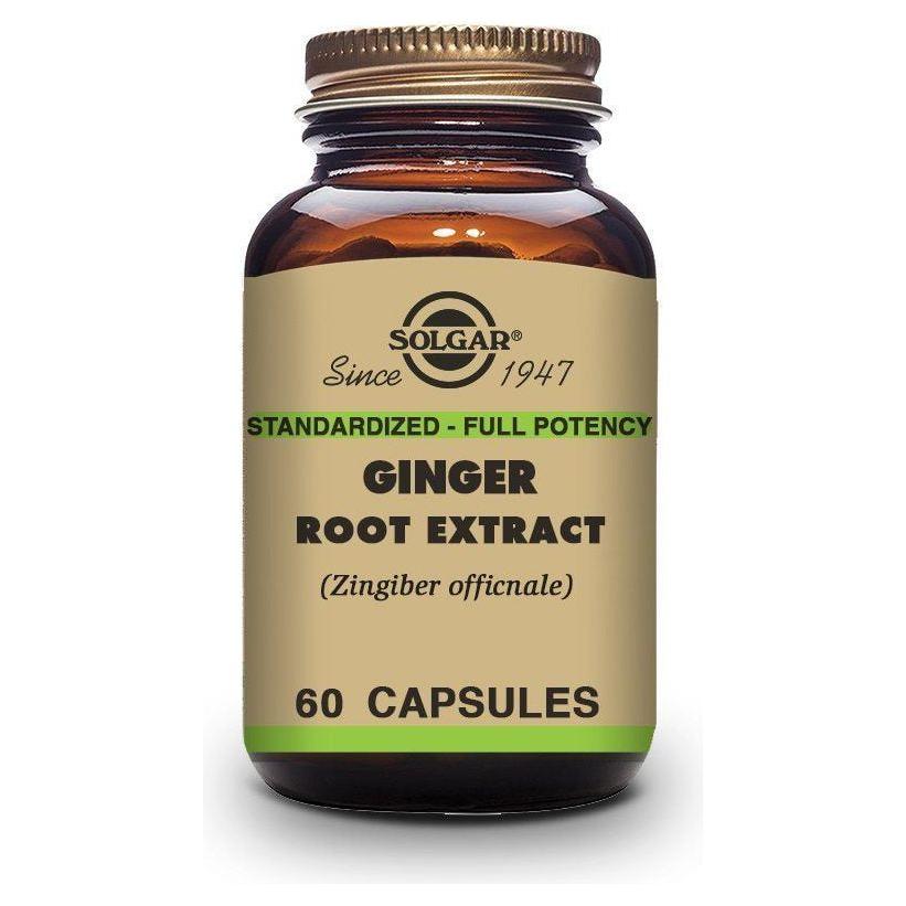 Extracto de Raiz de Jengibre 60 Capsulas | Solgar - Dietetica Ferrer