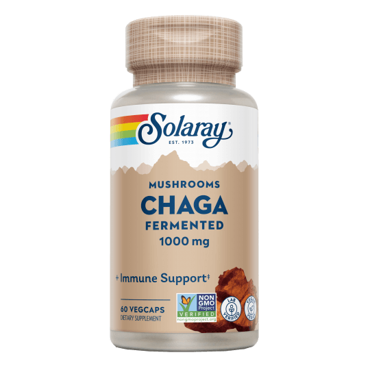 Fermented Chaga 60 Vegcaps | Solaray - Dietetica Ferrer