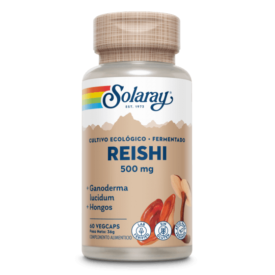 Fermented Reishi 500 mg 60 Capsulas | Solaray - Dietetica Ferrer