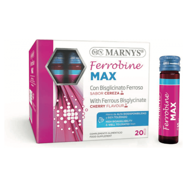 Ferrobine Max 20 Viales | Marnys - Dietetica Ferrer