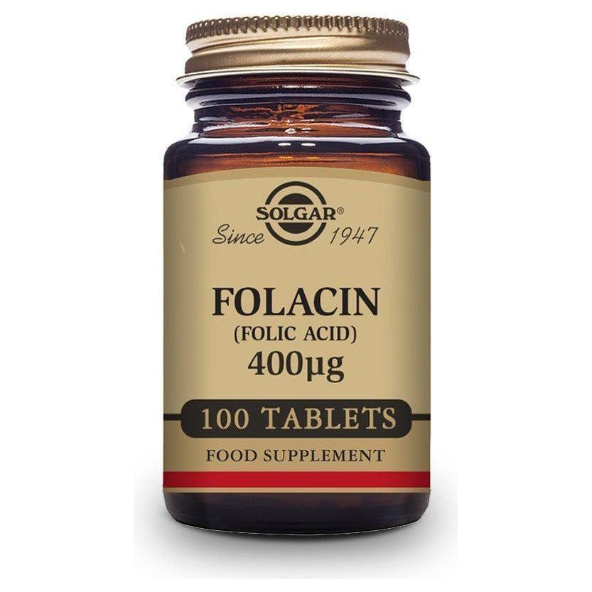 Folacin Acido Folico 400 µg | Solgar - Dietetica Ferrer