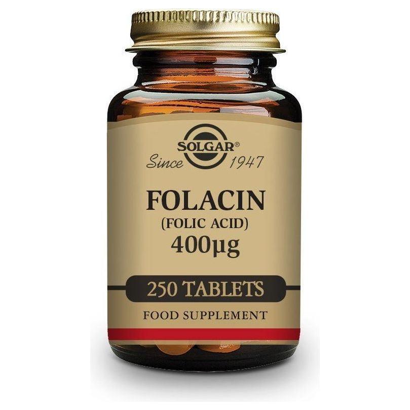 Folacin Acido Folico 400 µg | Solgar - Dietetica Ferrer