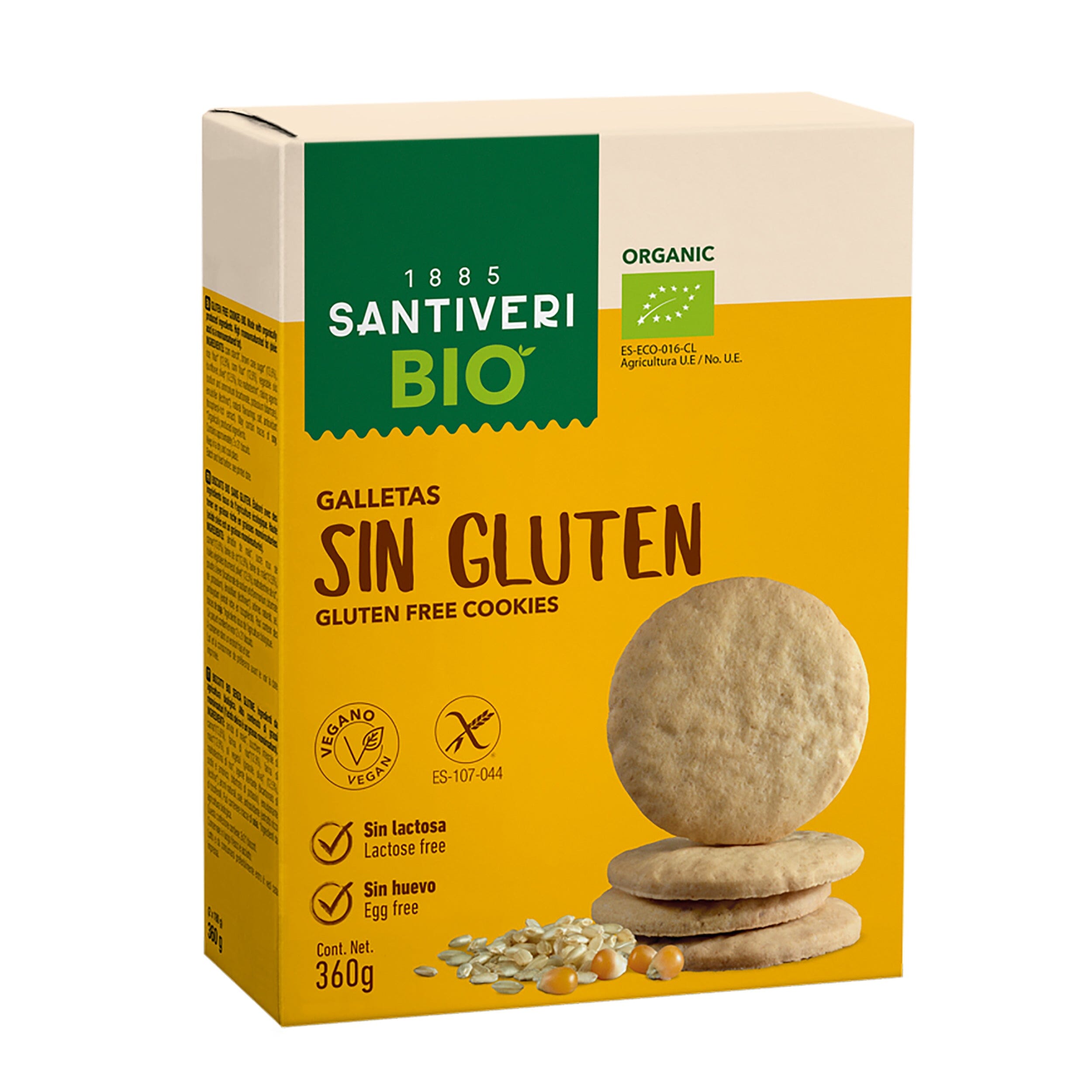 Galletas Digestive Organic Bio con cereales - Santiveri