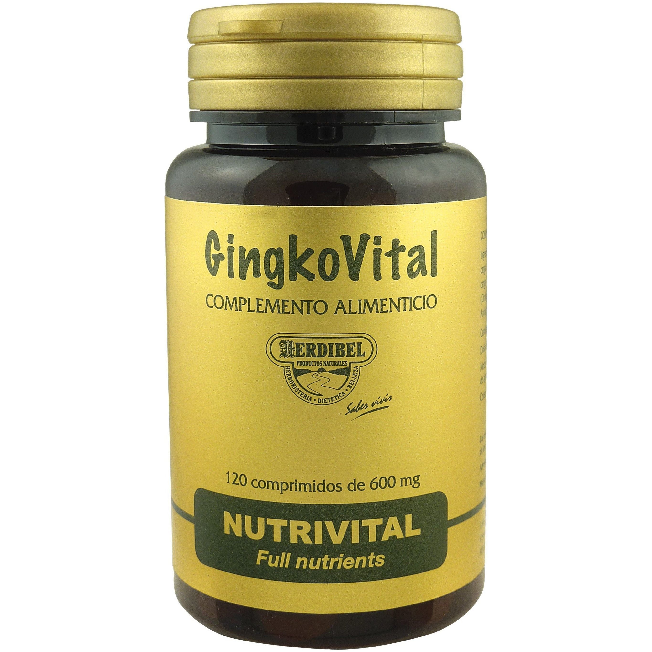 Gingkovital 120 Comprimidos | Herdibel - Dietetica Ferrer