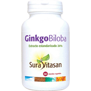 Ginkgo Biloba 60 Capsulas | Sura Vitasan - Dietetica Ferrer