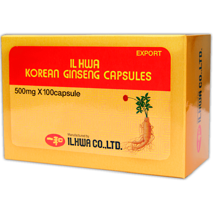 Ginseng Rojo Coreano 500 mg | IL HWA - Dietetica Ferrer