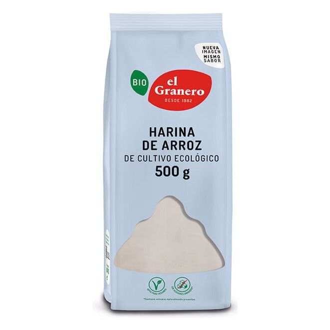 Harina de Arroz Bio 500 gr | El Granero Integral - Dietetica Ferrer