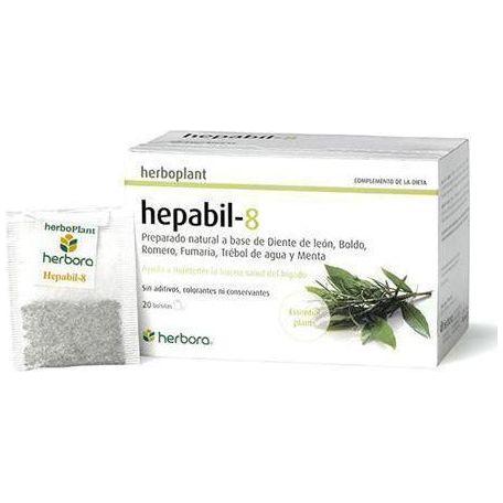 Hepabil 8 20 Filtros | Herbora - Dietetica Ferrer