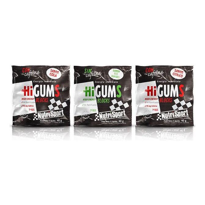 Higums con Cafeina 20 Bolsas | Nutrisport - Dietetica Ferrer