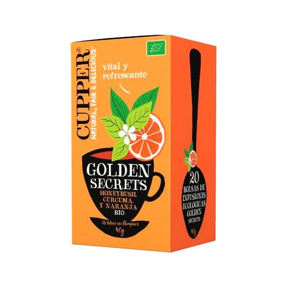 Infusión Golden Secrets Bio 20 Bolsas | Cupper - Dietetica Ferrer
