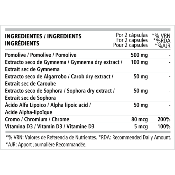 Insudrive 60 Capsulas | PWD Nutrition - Dietetica Ferrer