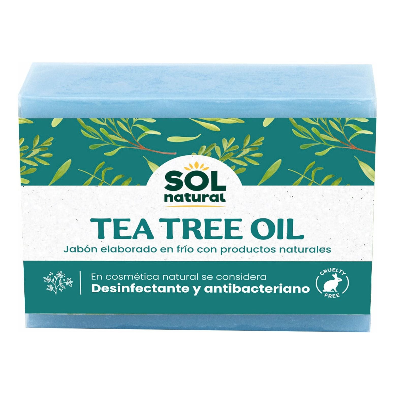 Jabon Natural de Arbol Del Te 100 gr | Sol Natural - Dietetica Ferrer