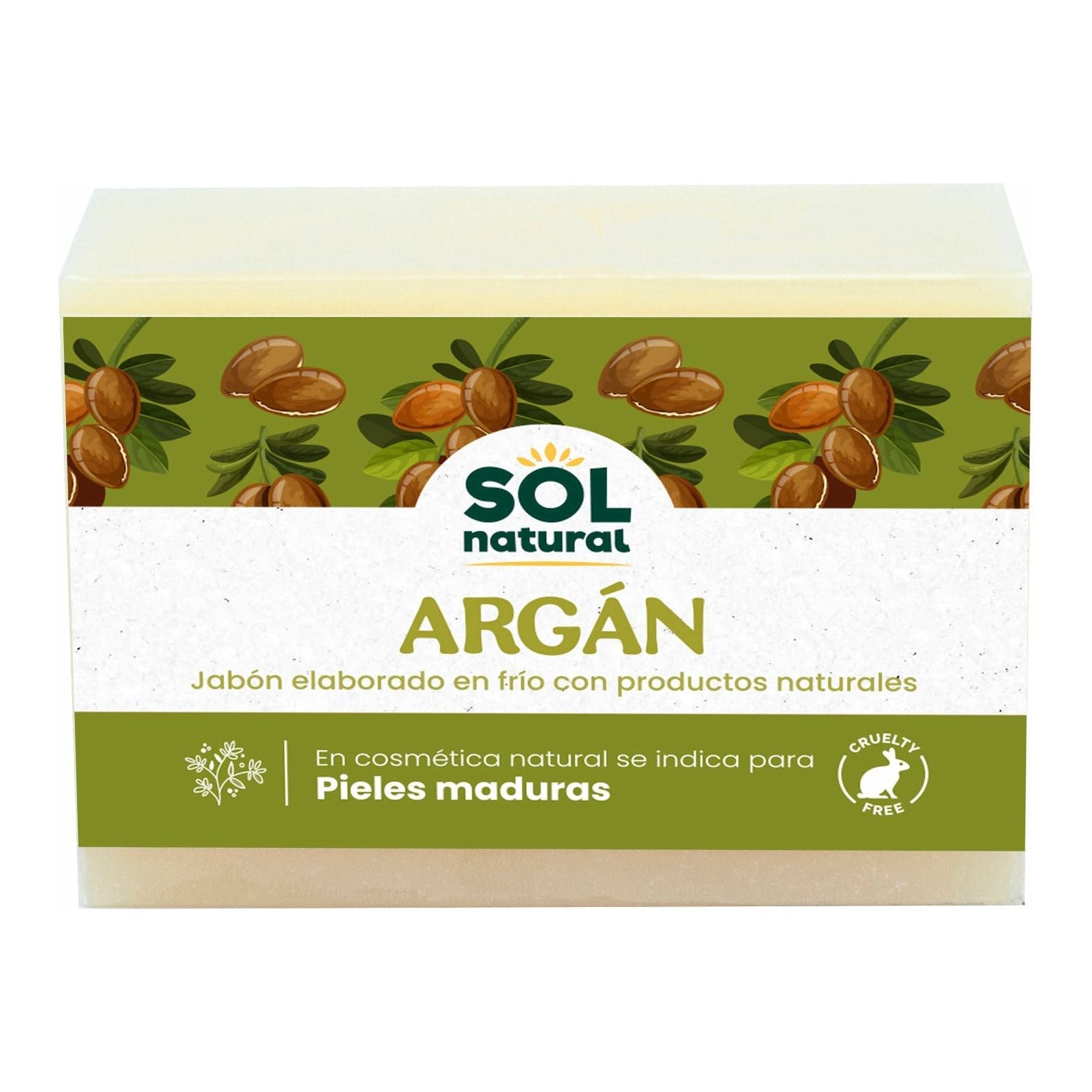 Jabon Natural de Argan 100 gr | Sol Natural - Dietetica Ferrer