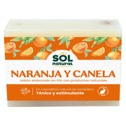 Jabon Natural de Canela y Naranja 100 gr | Sol Natural - Dietetica Ferrer