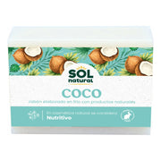 Jabon Natural de Coco 100 gr | Sol Natural - Dietetica Ferrer