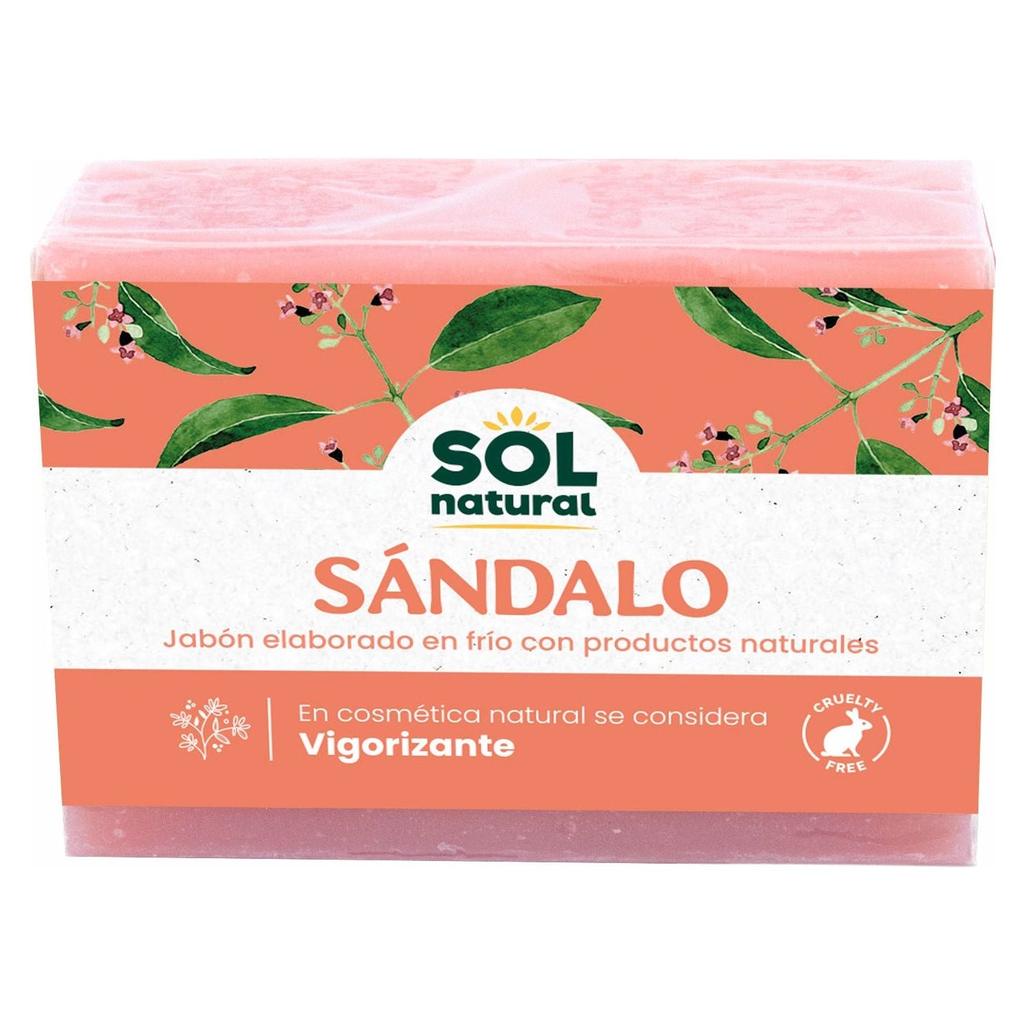 Jabon Natural de Sandalo 100 gr | Sol Natural - Dietetica Ferrer