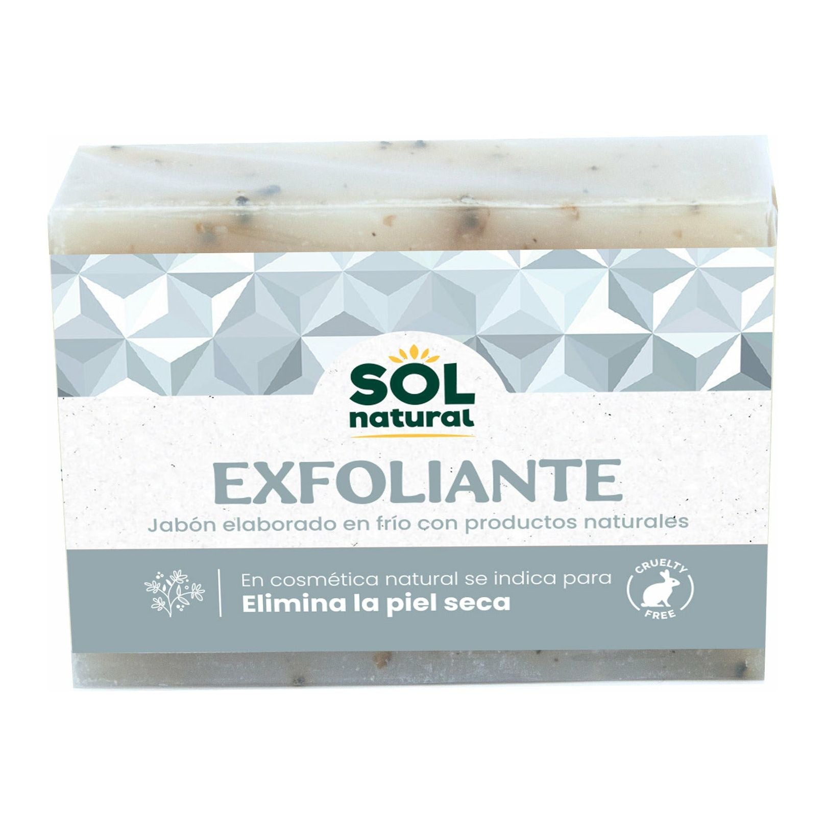 Jabon Natural Exfoliante 100 gr | Sol Natural - Dietetica Ferrer
