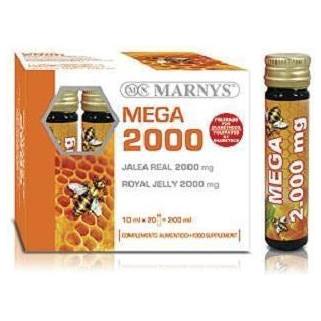 Jalea Real Mega 2000 mg 20 Viales | Marnys - Dietetica Ferrer