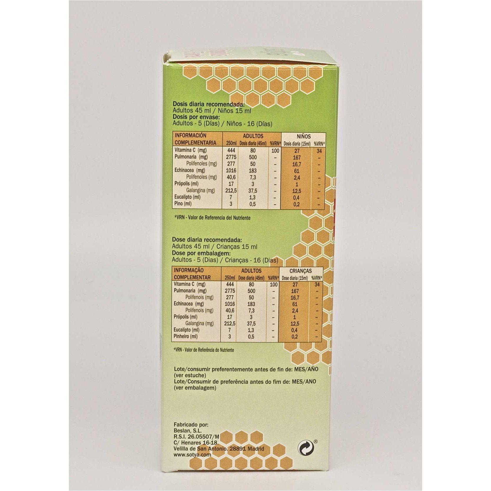 Jarabe Propoleo con Vitamina C 250 ml | Sotya - Dietetica Ferrer