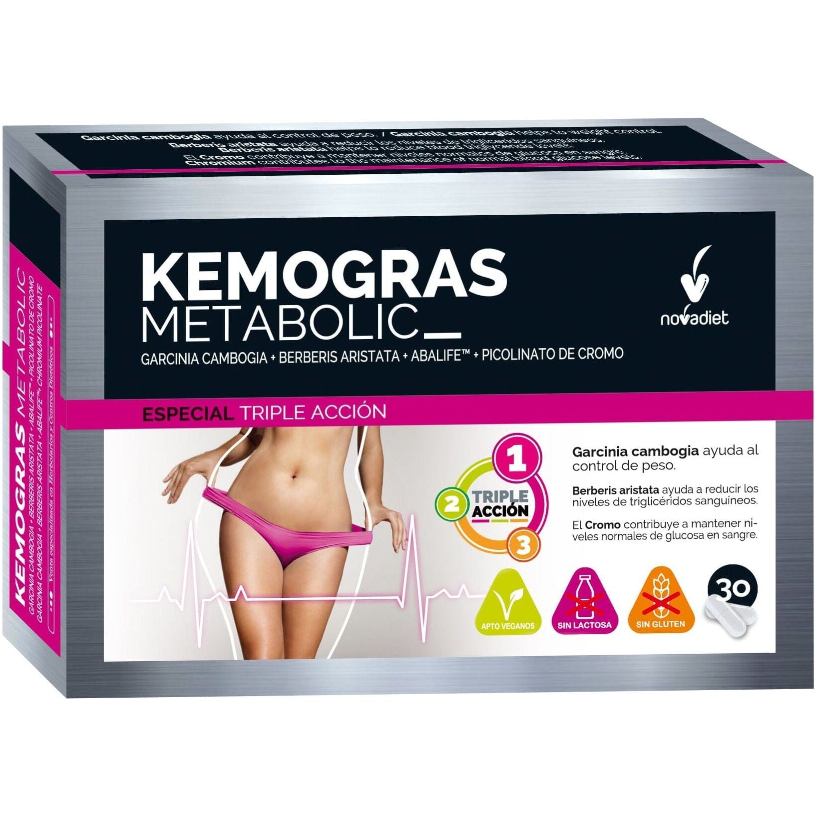 Kemogras Metabolic 30 cápsulas | Novadiet - Dietetica Ferrer