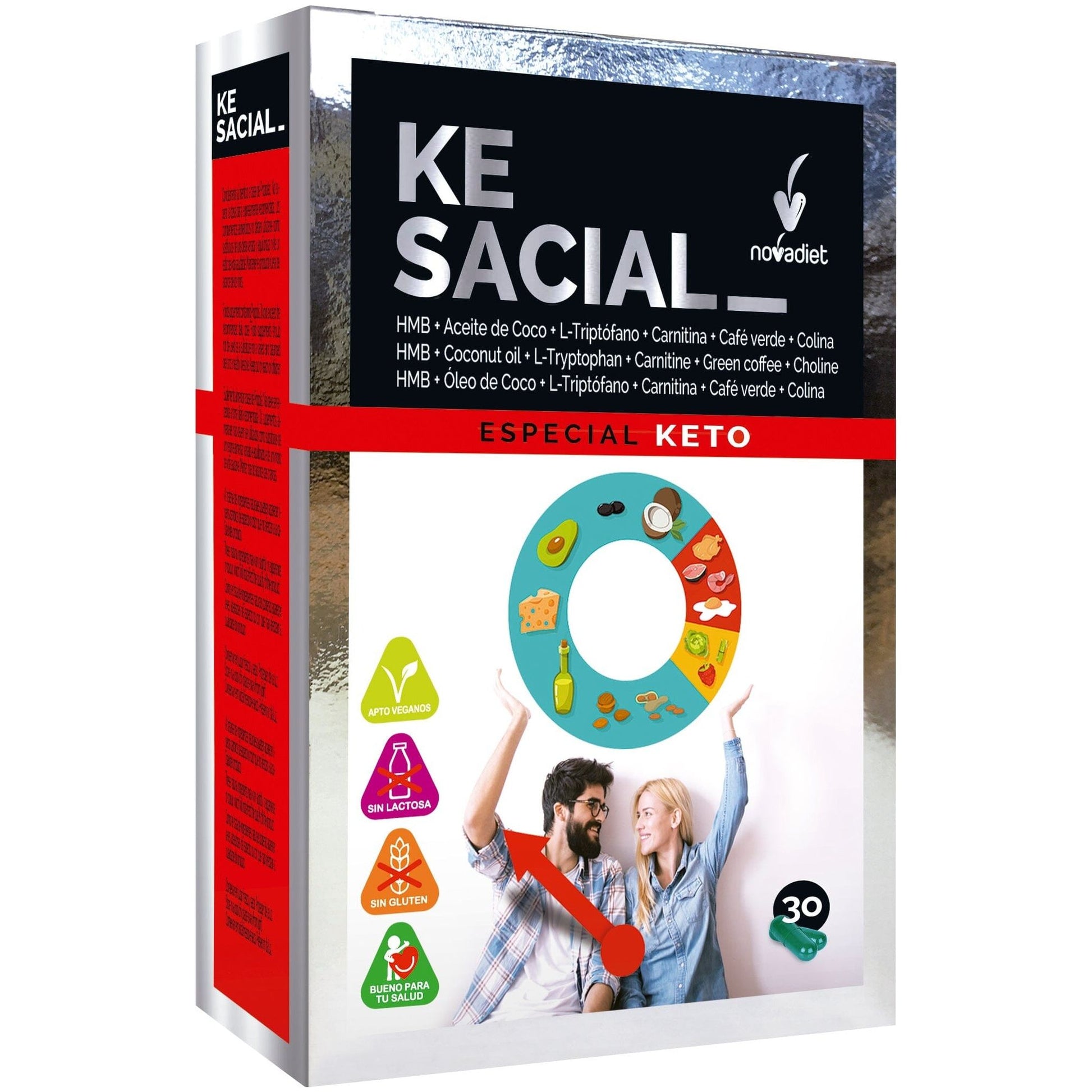 Kesacial 30 cápsulas | Novadiet - Dietetica Ferrer